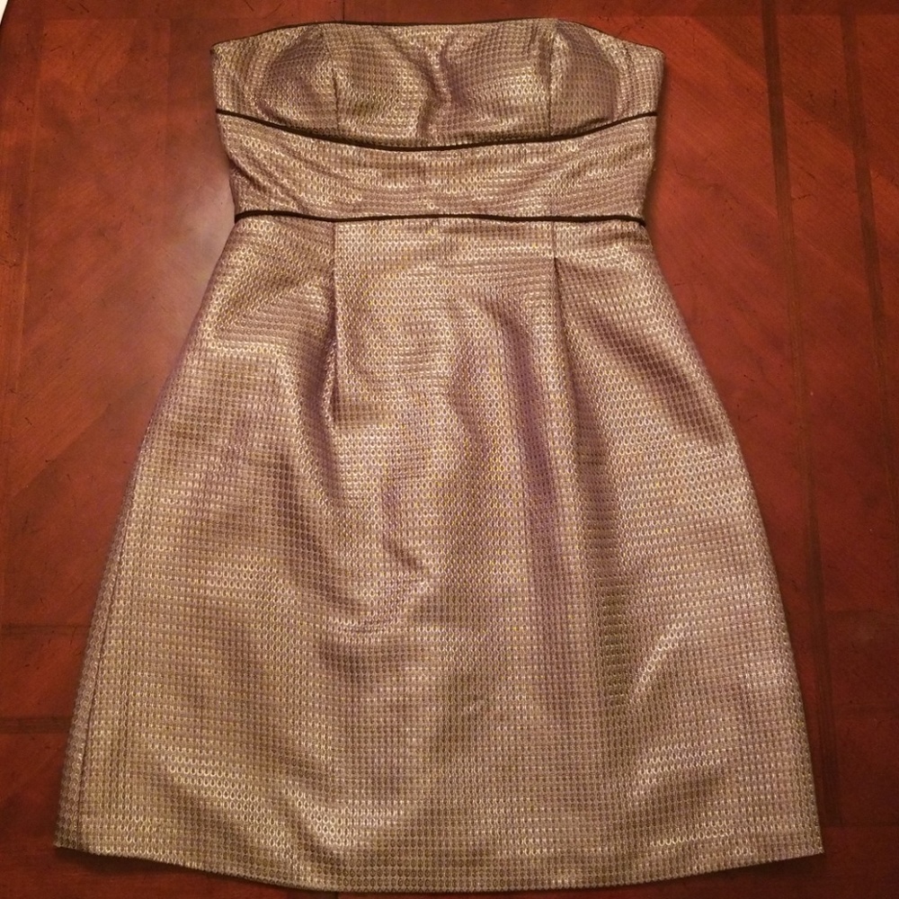 Strapless cocktail dress